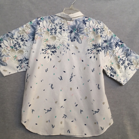 Ms. Tops Shacket Crisp Cool Cotton Comfort Raglan Sleeve Lightweight Fabric 24W - Picture 3 of 13